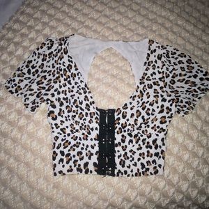 Cheetah print top!